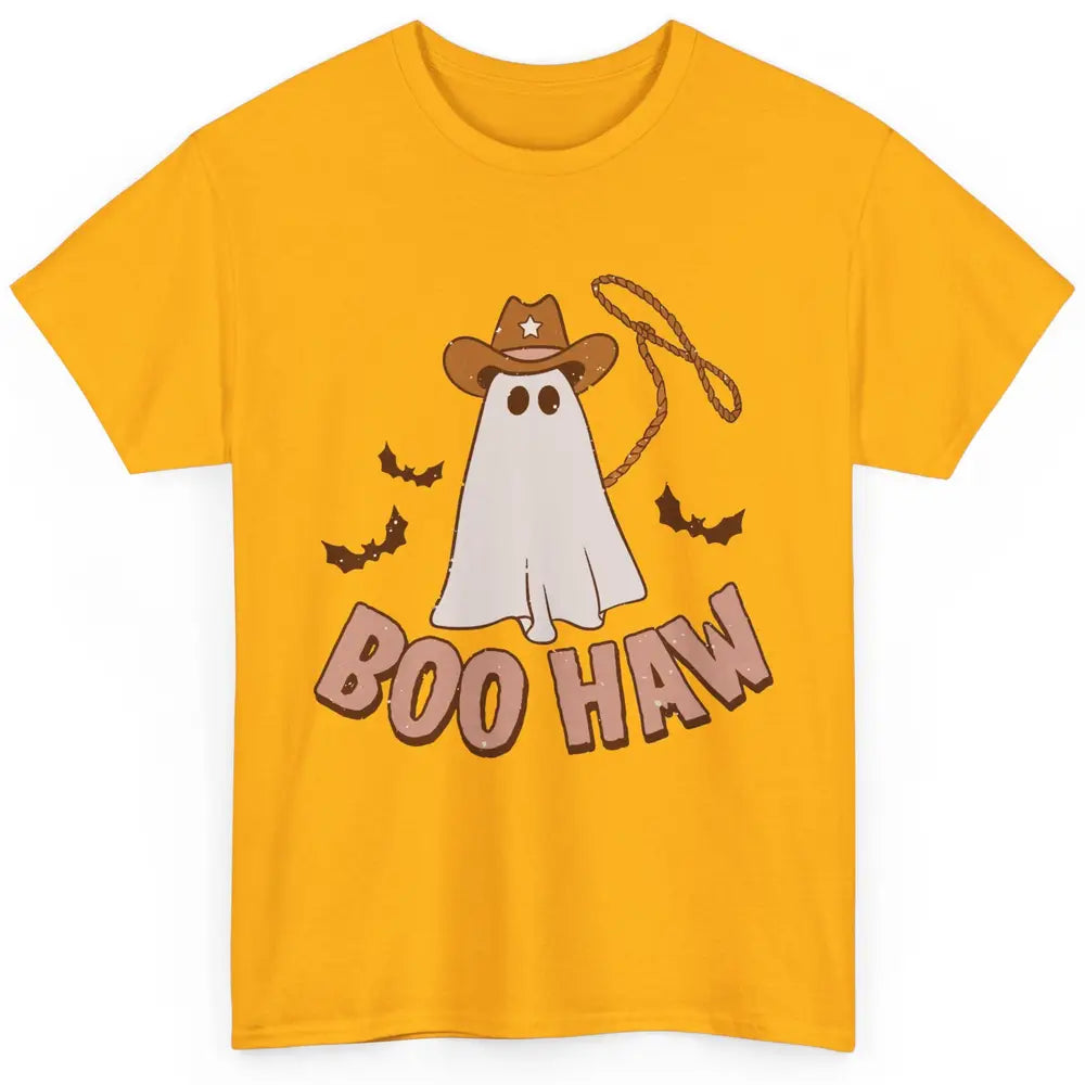 Funny Cowboy Ghost Yeehaw Halloween Western Country Cowboy Classic Unisex T-Shirt