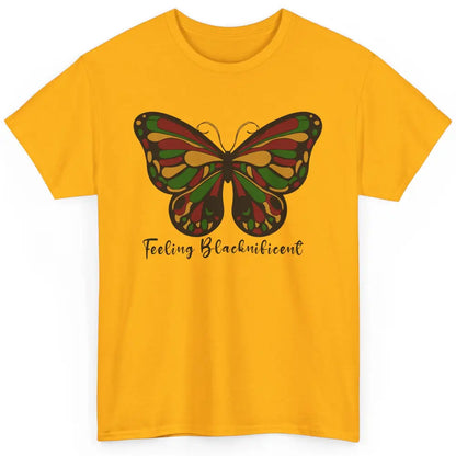 Feeling Blacknificent Butterfly Black People Juneteenth 1865 Classic Unisex T-Shirt