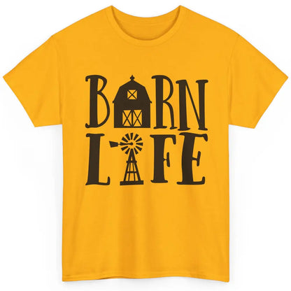 Farmhouse Barn Life Small Town Farm Animals Western Country Classic Unisex T-Shirt