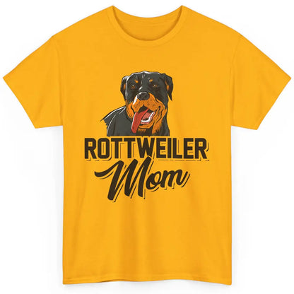 Cute Rottweiler Mom Dog Owner Rotti Fur Pet Mothers Day Mama Classic Unisex T-Shirt