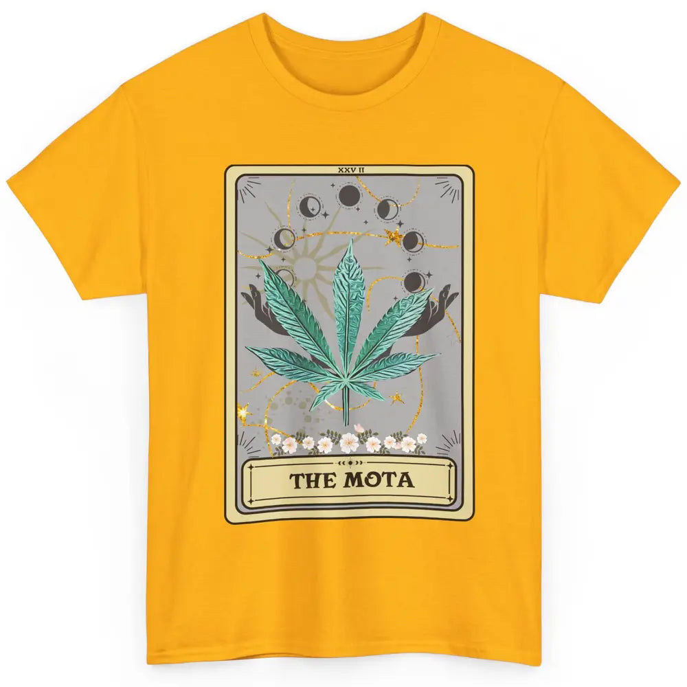 Vintage Weed The Mota Tarot Card Weed Cannabis Marijuana Classic Unisex T-Shirt