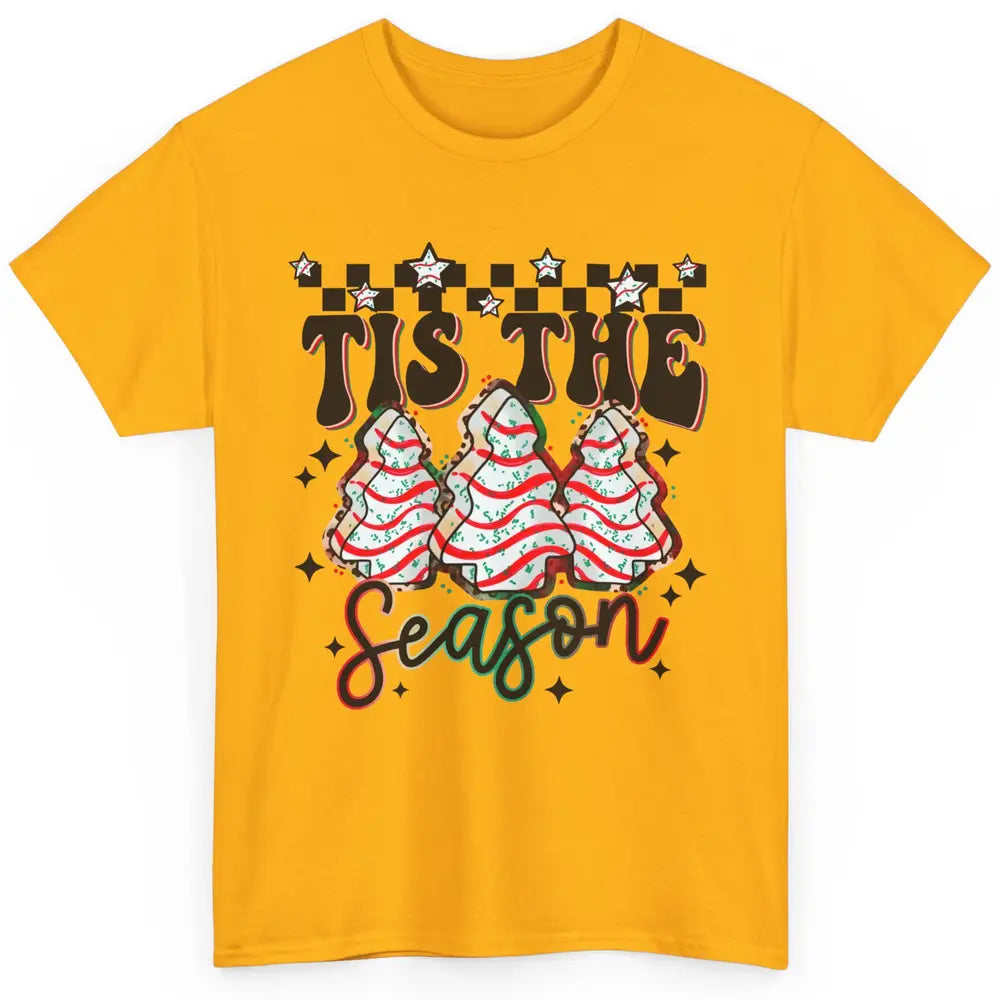 Funny Christmas Tree Cake Tis The Season Debbie Western Xmas Classic Unisex T-Shirt