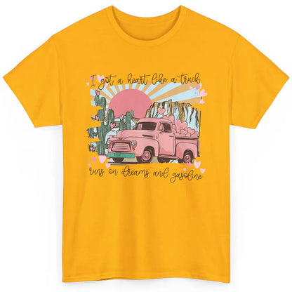 Western Sunset Cowgirl I Got Heart Like Truck Rodeo Cactus Classic Unisex T-Shirt