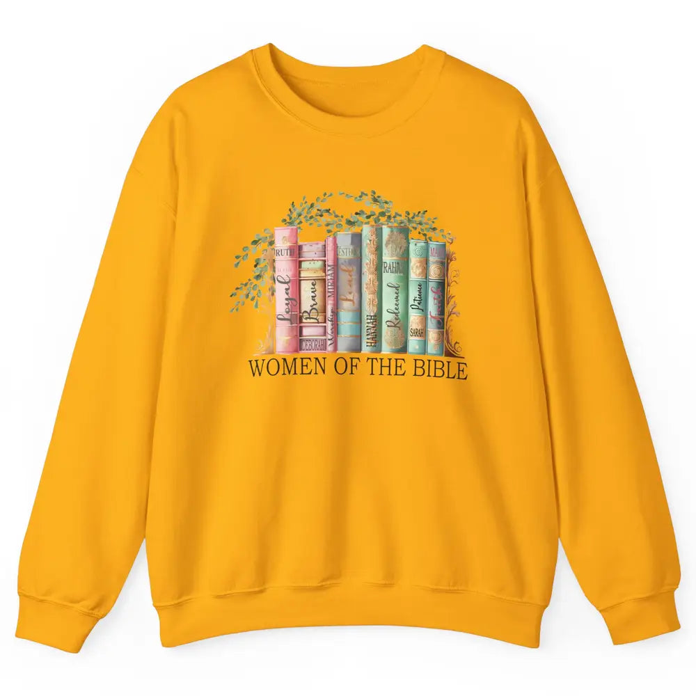 Wildflower Christian Women Of The Bible Religious Book Lover Unisex Crewneck Sweatshirt