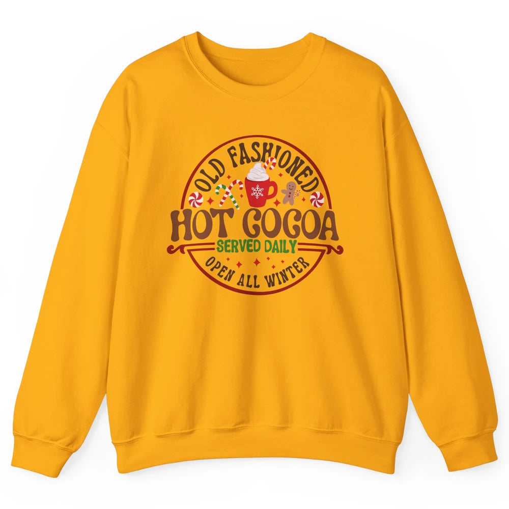 Christmas Gingerbread Hot Cocoa Hot Chocolate Christmas Unisex Crewneck Sweatshirt