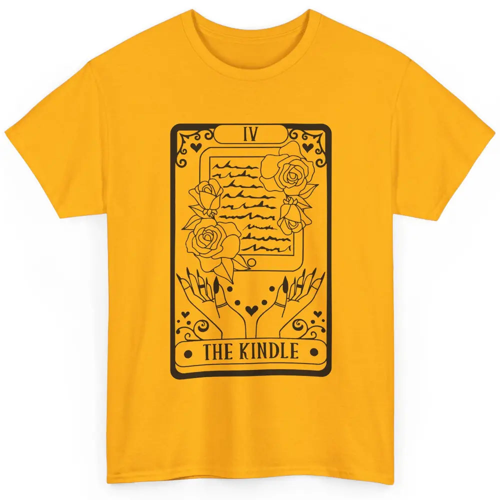 The Kindle Reader Tarot Card Halloween Kindle Book Lovers Classic Unisex T-Shirt