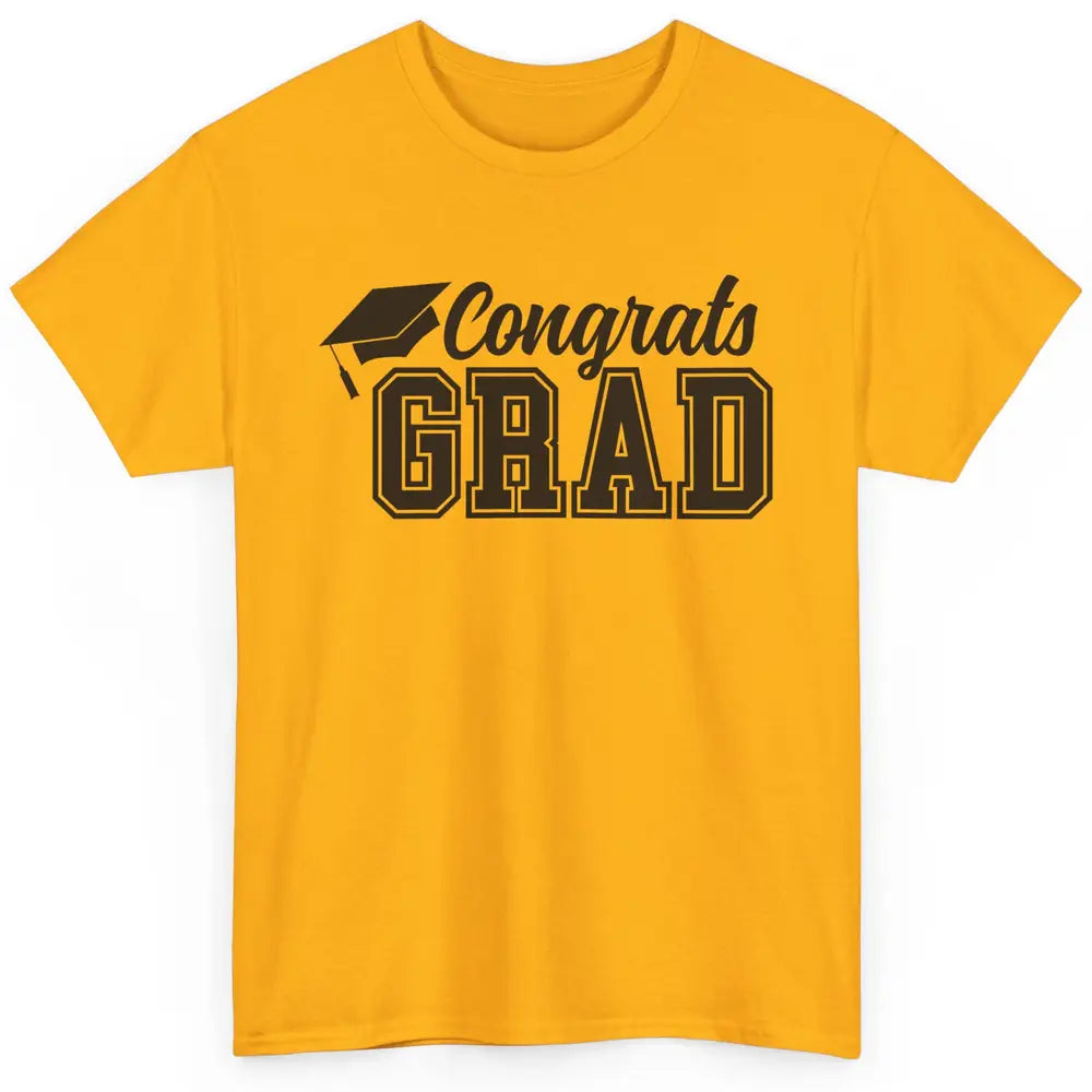 Congrats Grad Senior Class 2022 Bachelor Hat Senior Graduate Classic Unisex T-Shirt