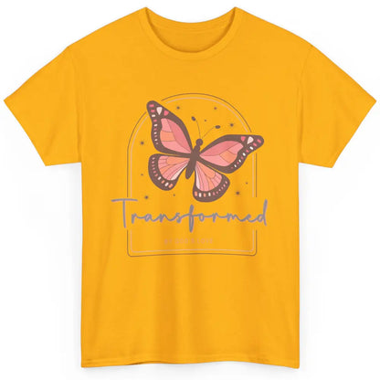 Transformed By God's Love Butterfly Faith Christian Jesus Classic Unisex T-Shirt