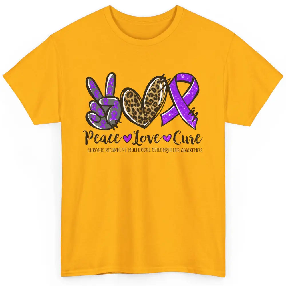 Chronic Recurrent Multifocal Osteomyelitis Peace Love Cure Classic Unisex T-Shirt