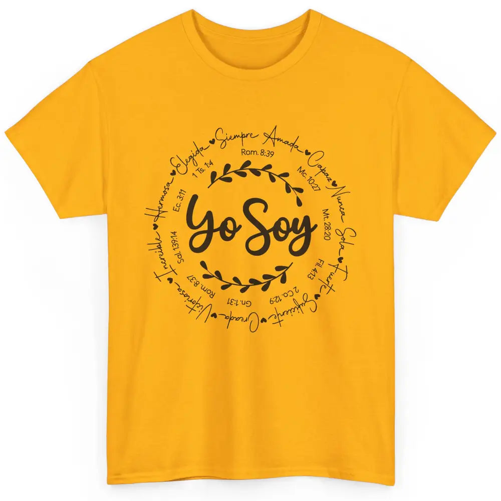 Christian Yo Soy Inspiracion Bible Verse Spanish Religious Classic Unisex T-Shirt