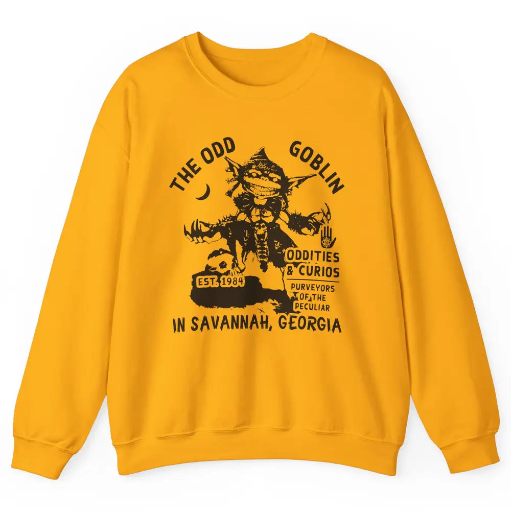 Vintage The Odd Goblin Est 1984 Oddities Savannah Georgia Unisex Crewneck Sweatshirt