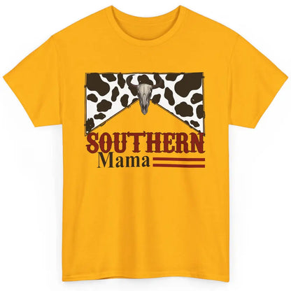 Cowhide Bull Skull Southern Mama Western Country Cowgirl Classic Unisex T-Shirt