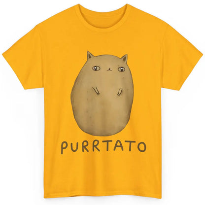 Funny Cat Potato Parody Costume Cat Mom Humorous Sarcastic Classic Unisex T-Shirt