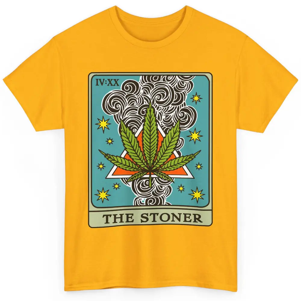 Vintage Weed The Stoner Tarot Card Weed Cannabis Marijuana Classic Unisex T-Shirt