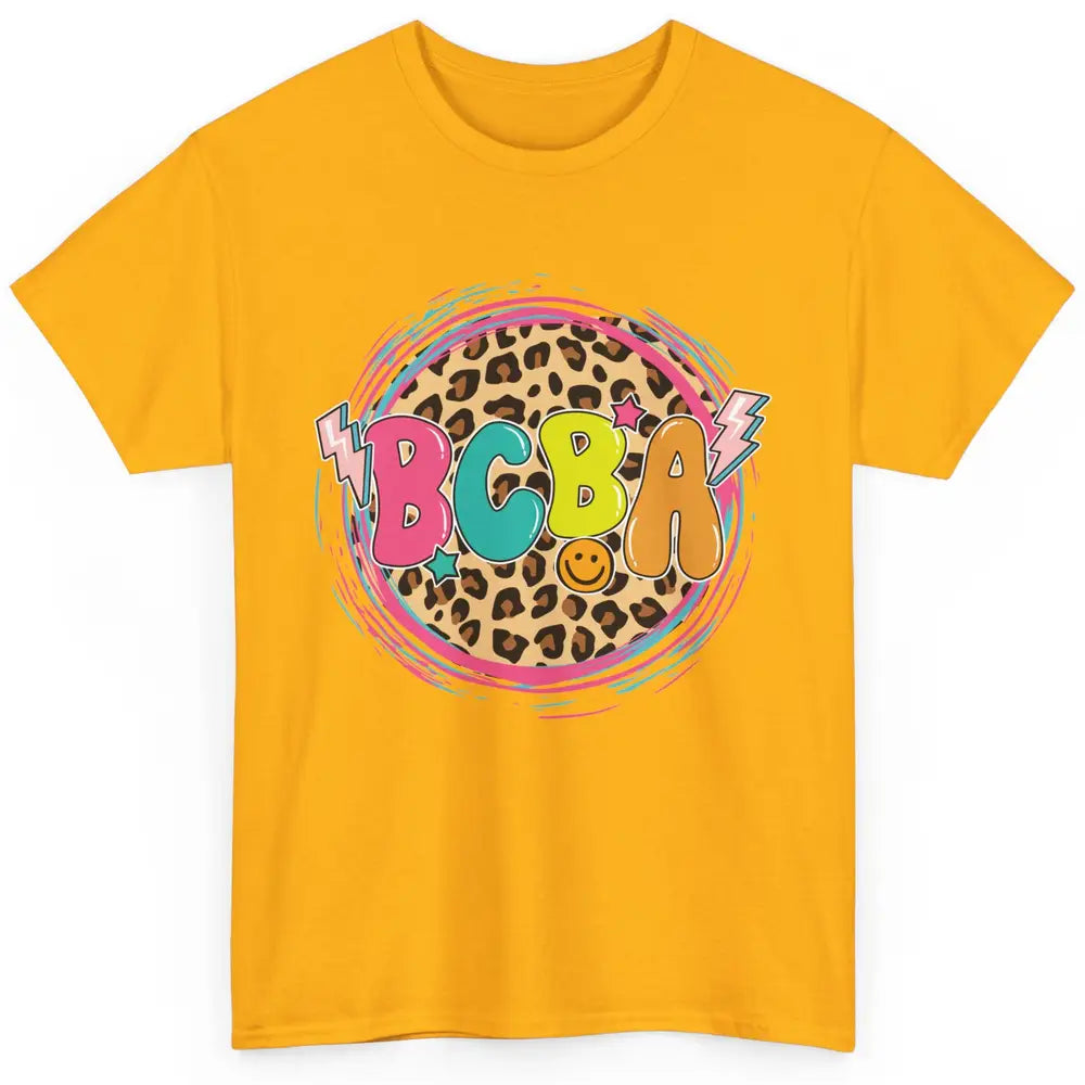 Board Certified Behavior Analyst BCBA Leopard ABA Therapist Classic Unisex T-Shirt