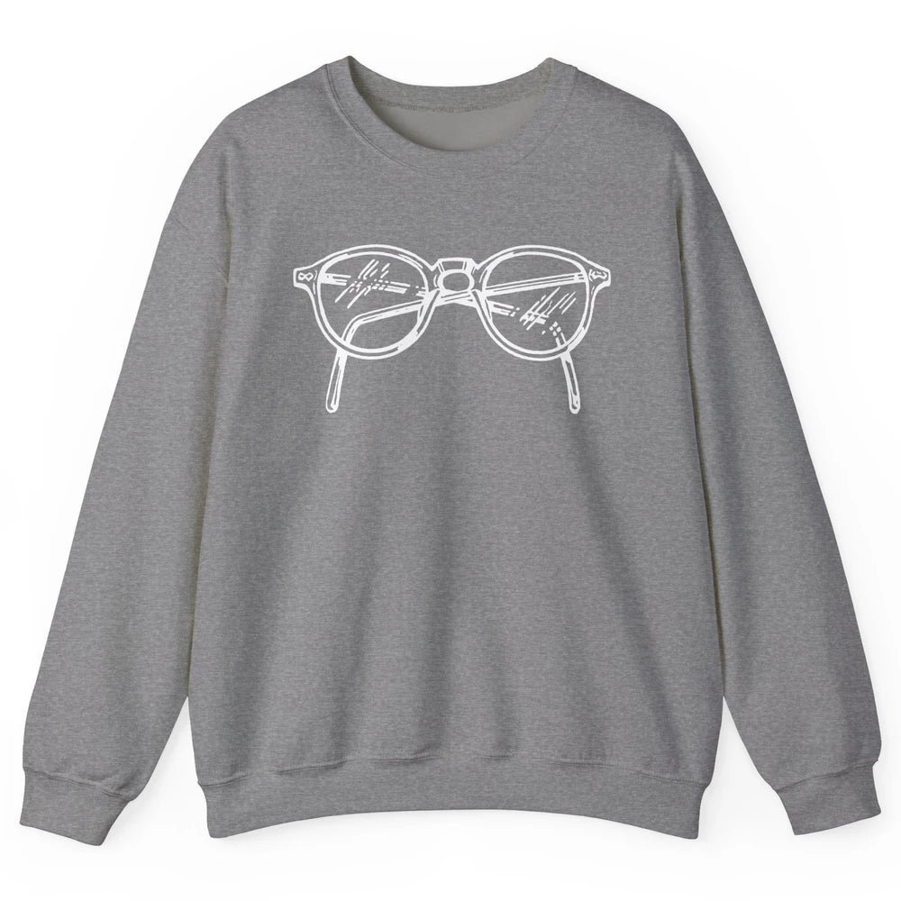 Vintage Eyeglasses Optician Optometrist Eye Doctor Gift Unisex Crewneck Sweatshirt