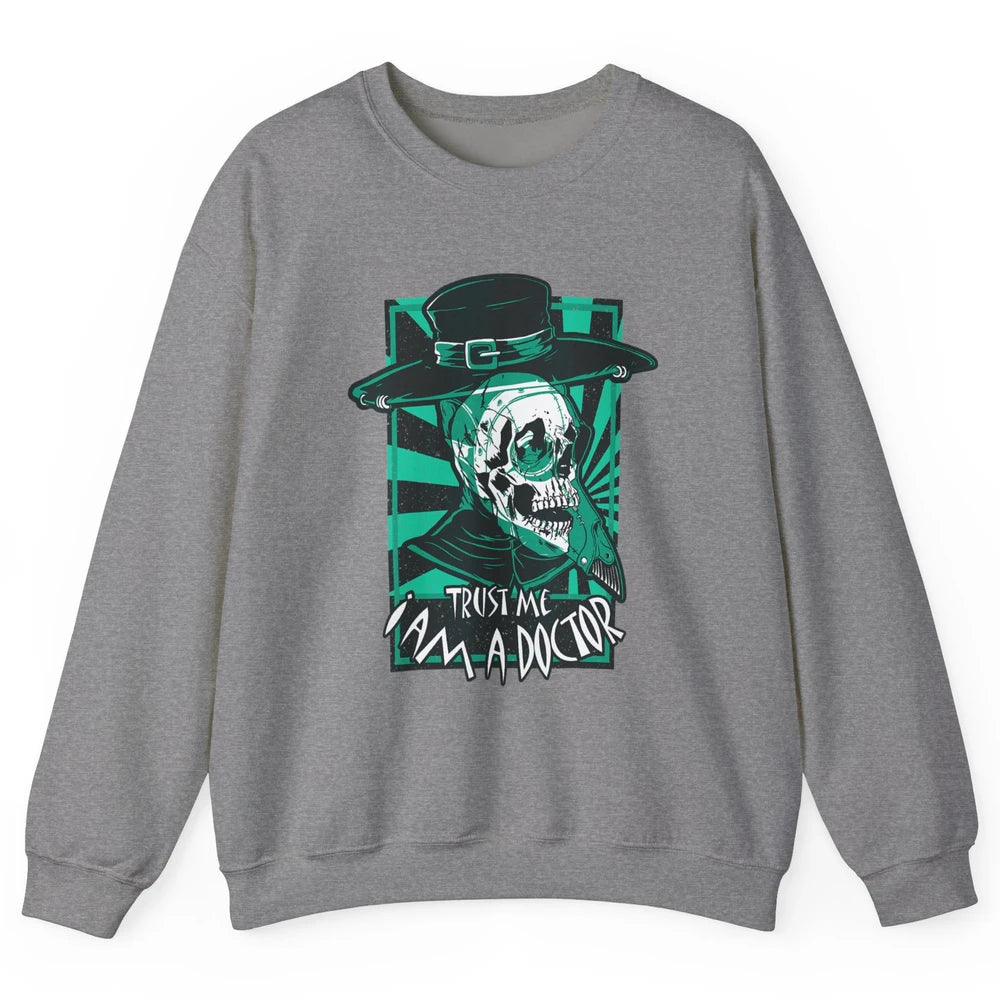 World Death Doctor Medieval Plague Halloween Spooky Season Unisex Crewneck Sweatshirt