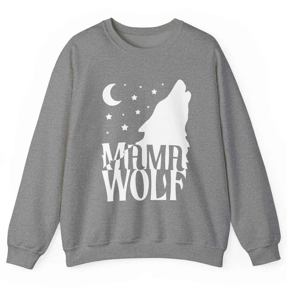 Wolf Pack Wolf Family Mama Wolf Matching Family Outfit Unisex Crewneck Sweatshirt