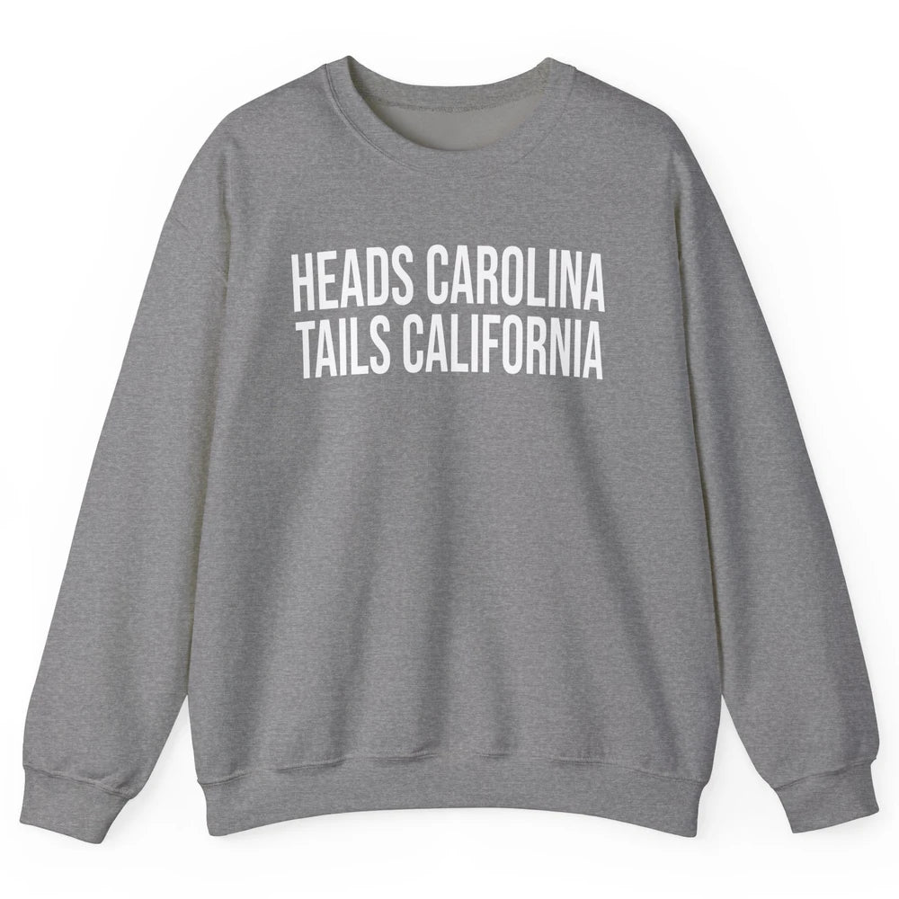 Vintage Heads Carolina Tail California Summer Beach Paradise Unisex Crewneck Sweatshirt