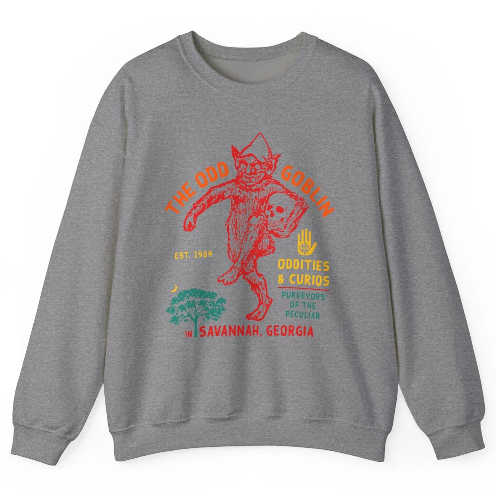 Vintage The Odd Goblin Est 1984 Oddities Savannah Georgia Unisex Crewneck Sweatshirt