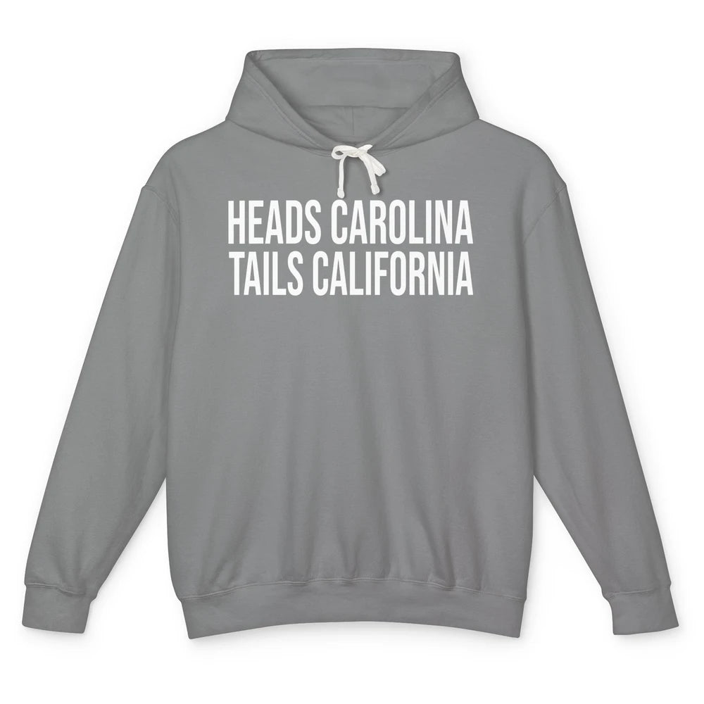 Vintage Heads Carolina Tail California Summer Beach Paradise Unisex Lightweight Hoodie