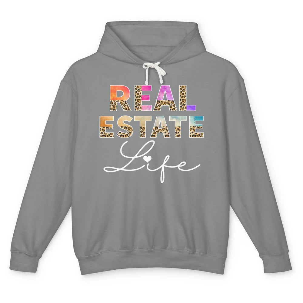 Leopard Real Estate Life Realtor Closing Deal Investor House Unisex Lightweight Hoodie