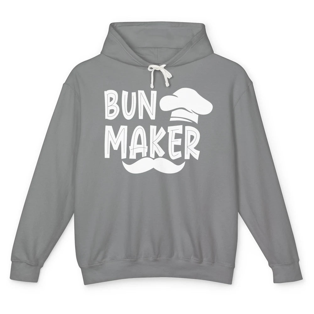 Bun Maker Bun Baker Pregnancy Announcement Baby Reveal Gift Unisex Lightweight Hoodie