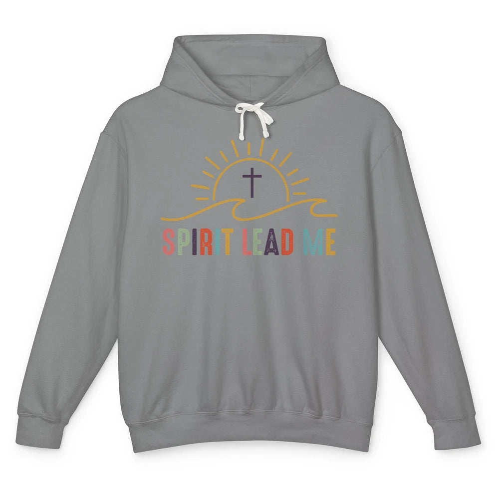 Spirit Religious Boho Christian Faith Jesus Inspirational Unisex Lightweight Hoodie