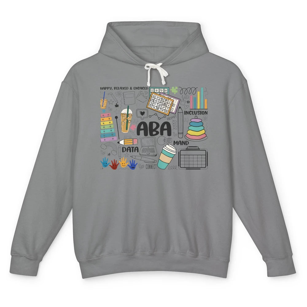 ABA Applied Behavior Analysis Sped Teacher RBT Therapist Unisex Lightweight Hoodie