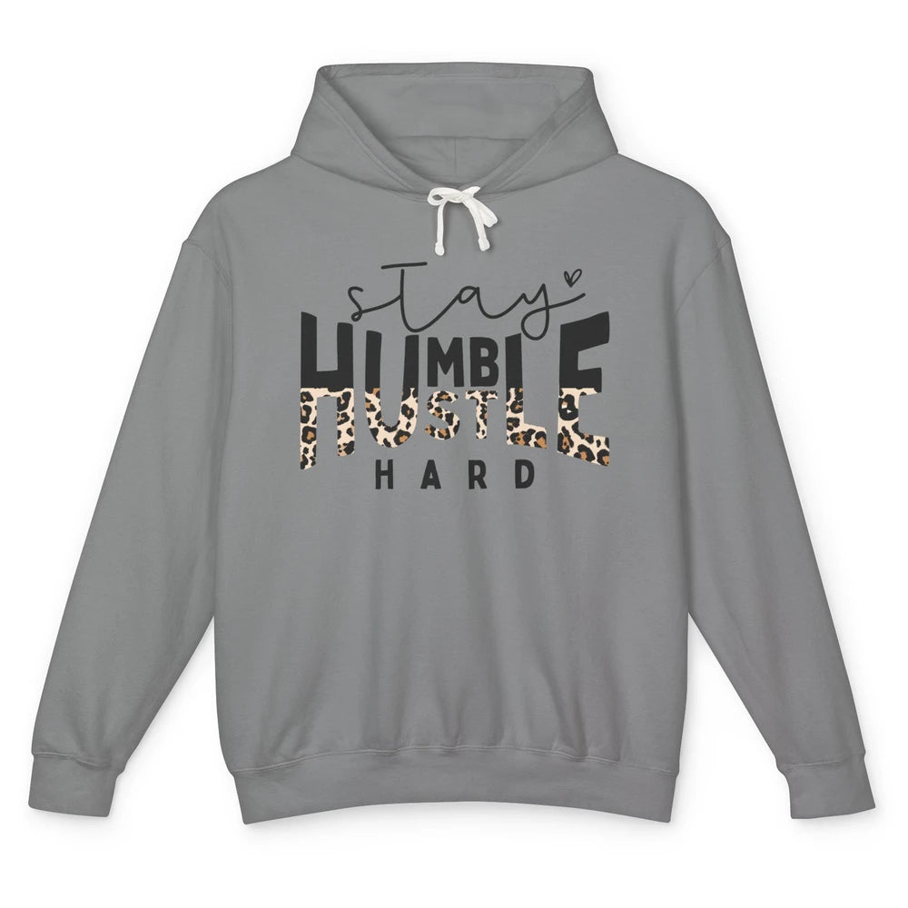 Always Stay Humble Hustle Hard Spread Kindness Inspirational Unisex Lightweight Hoodie