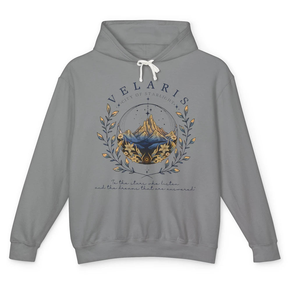 Night To The Stars Who Listen And Dreams That Are Answered Unisex Lightweight Hoodie