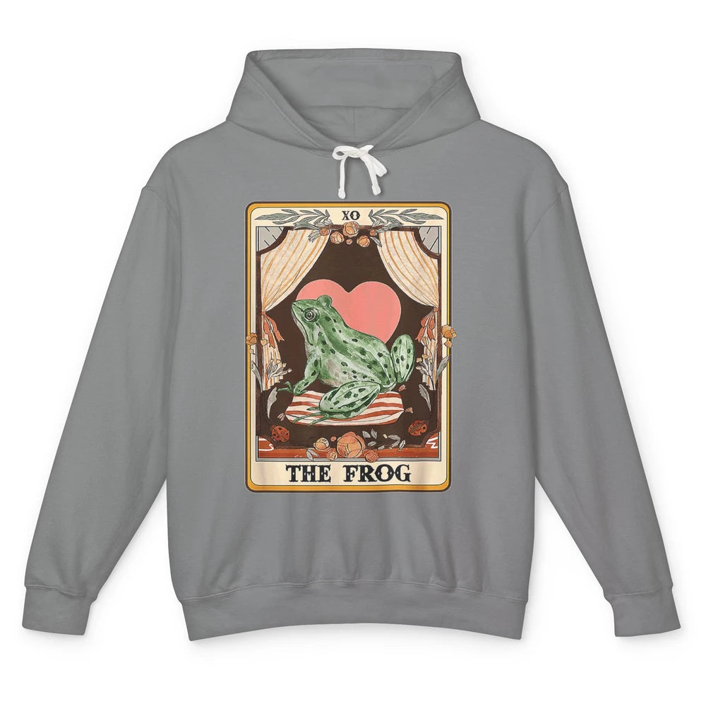 The Ginger Tarot Card Ginger Tabby Cat Ginger Cat Halloween Unisex Lightweight Hoodie