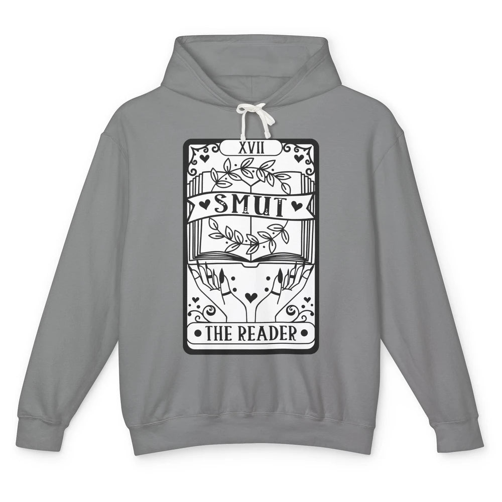 Retro Smut The Reader Tarot Card Halloween Book Lovers Unisex Lightweight Hoodie