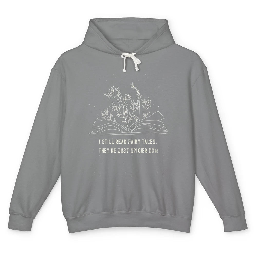 Spicy Romance Book Minimalist Librarian Bookish Reading Book Unisex Lightweight Hoodie