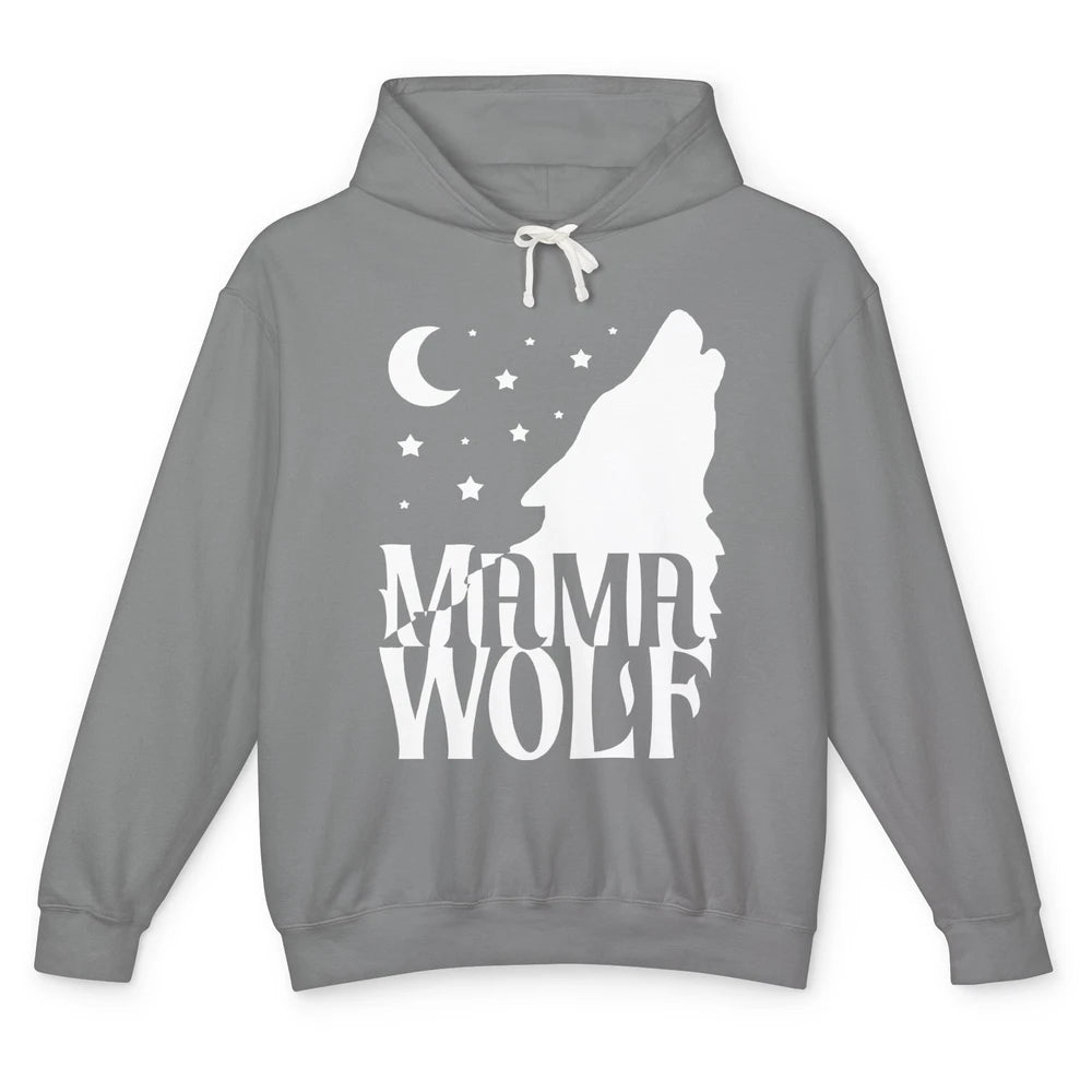 Wolf Pack Wolf Family Mama Wolf Matching Family Outfit Unisex Lightweight Hoodie