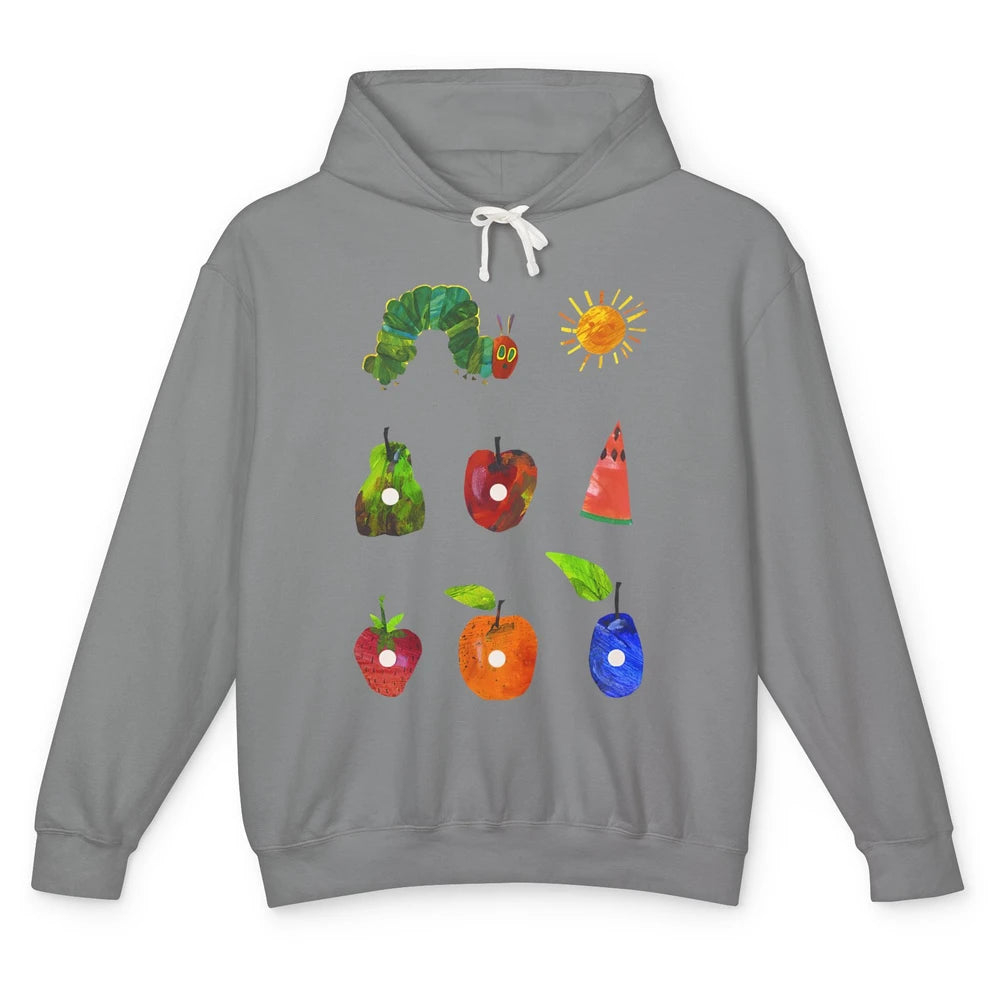 Hungry Caterpillar Fruit Always Hungry Caterpillar Saturday Unisex Lightweight Hoodie