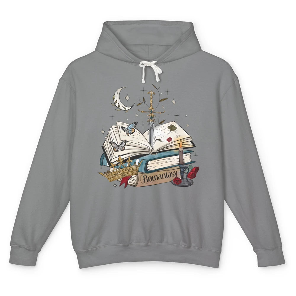 Bookish Romance Reader Librarian Literature Gothic Bookworm Unisex Lightweight Hoodie