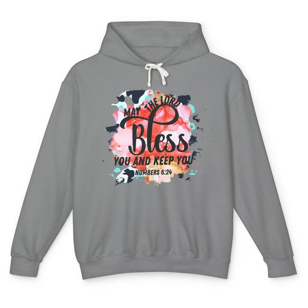 Christian May the Lord Bless You and Keep You Bible Verse Unisex Lightweight Hoodie