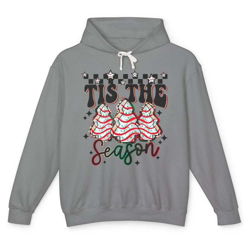 Funny Christmas Tree Cake Tis The Season Debbie Western Xmas Unisex Lightweight Hoodie