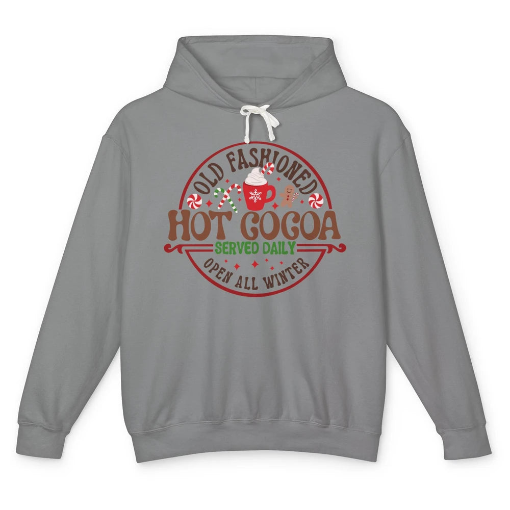 Christmas Gingerbread Hot Cocoa Hot Chocolate Christmas Unisex Lightweight Hoodie