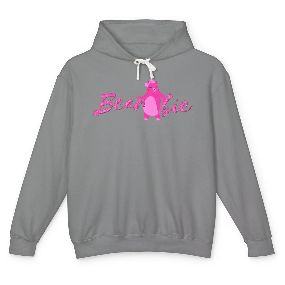 Funny Bearbie Cute Pink Bear Sarcastic Kawaii Wild Animal Unisex Lightweight Hoodie