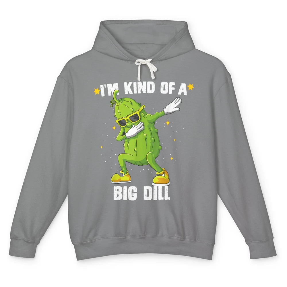 I’m Kind Of Big Dill Pickle Dabbing Cucumber Halloween Unisex Lightweight Hoodie