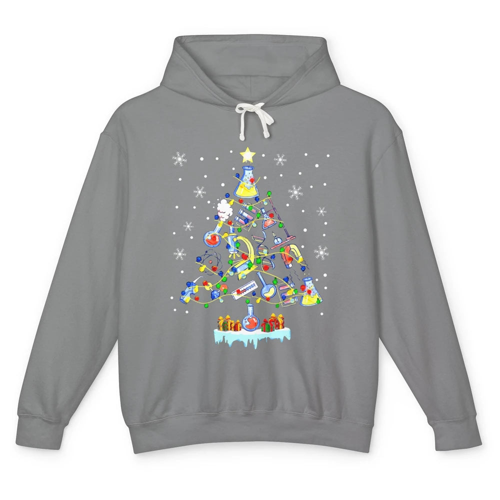 Laboratory Technician Christmas Tree Lab Tech Christmas Unisex Lightweight Hoodie