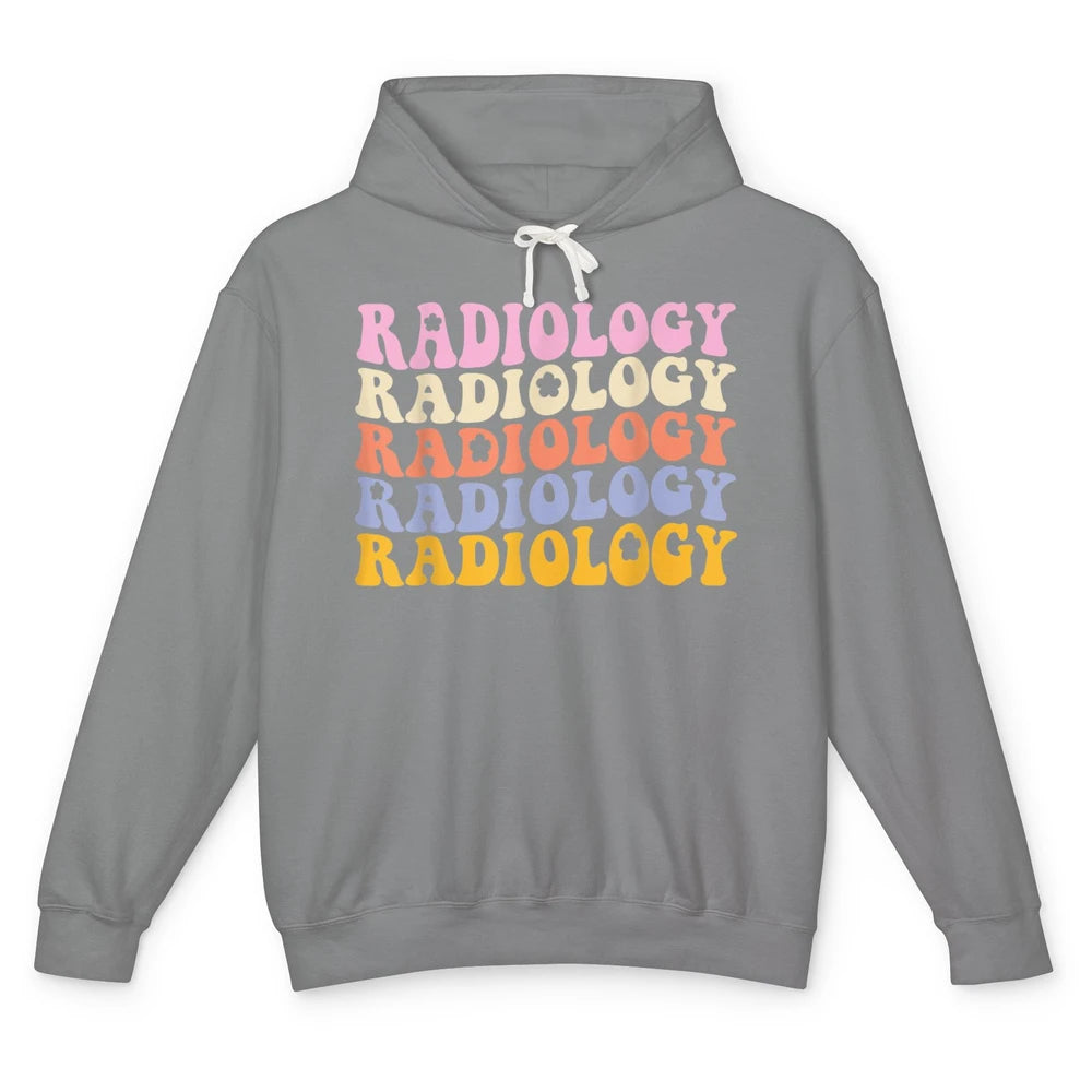 Groovy Radiology Life Radiologist Rad Tech Technologist Boho Unisex Lightweight Hoodie