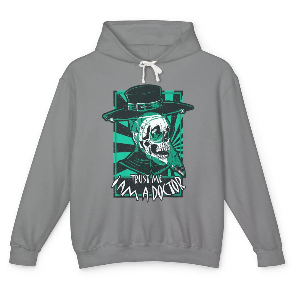 World Death Doctor Medieval Plague Halloween Spooky Season Unisex Lightweight Hoodie