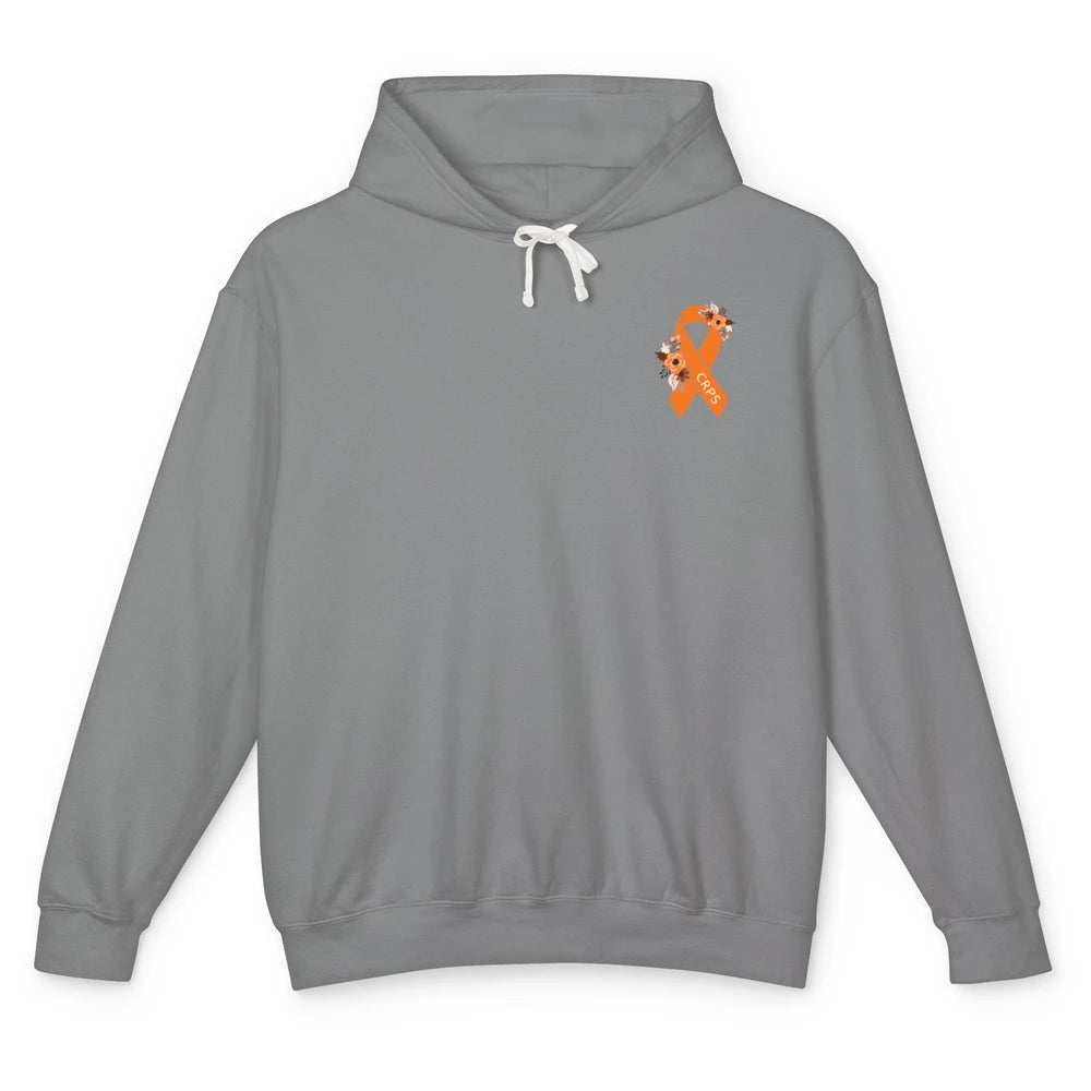 Complex Regional Pain Syndrome Awareness CRPS Orange Ribbon Unisex Lightweight Hoodie