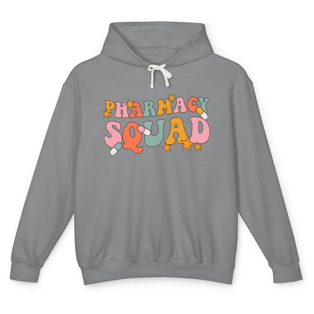 Pharmacy Squad Pharmacist Groovy Halloween Spooky Season Unisex Lightweight Hoodie