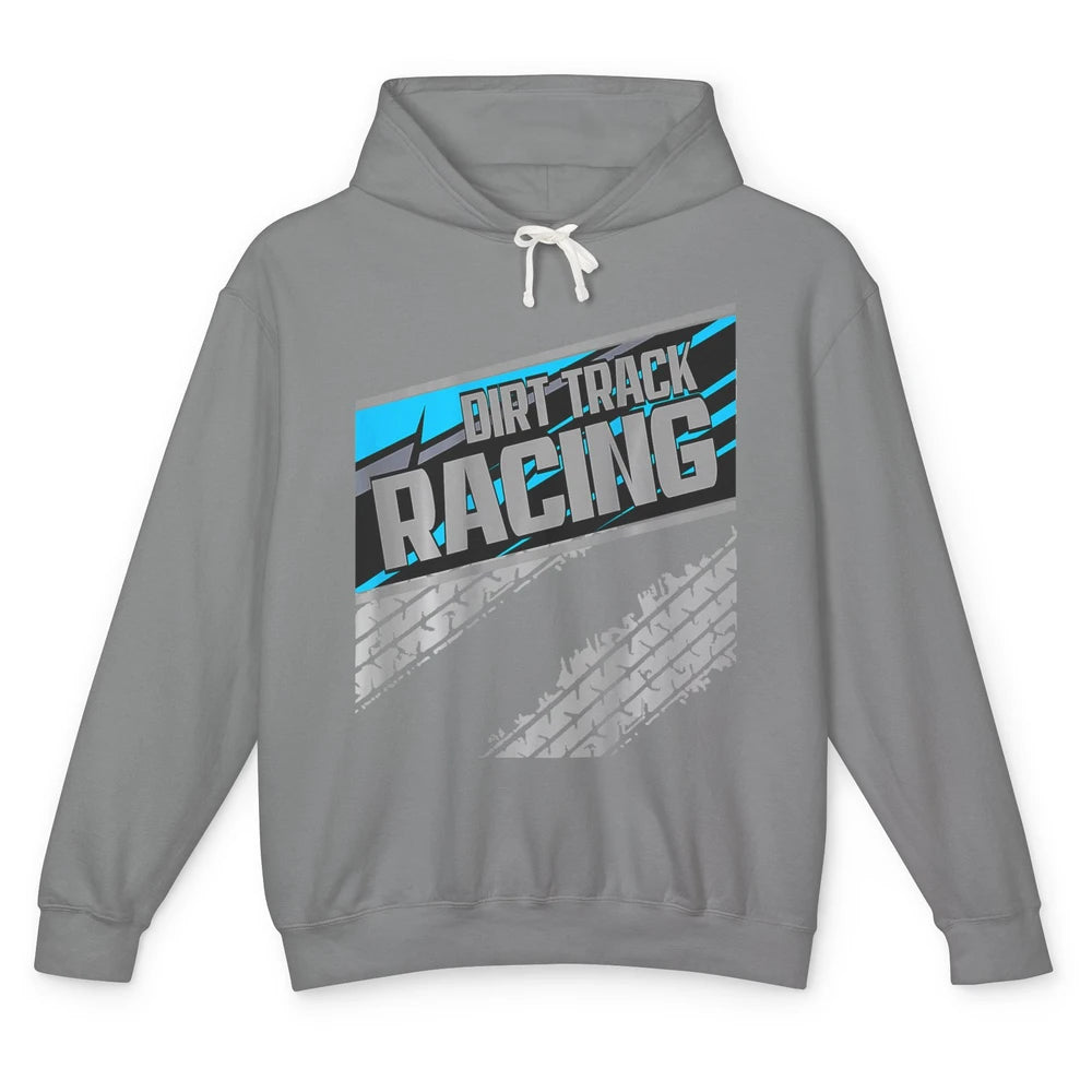 Dirt Track Racing Vintage Retro Sprint Car Speed Race Truck Unisex Lightweight Hoodie