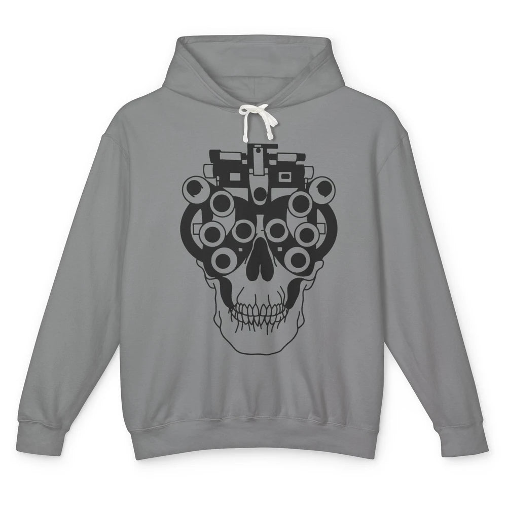 Phoropter Skeleton Optometrist Optician Halloween Optometry Unisex Lightweight Hoodie