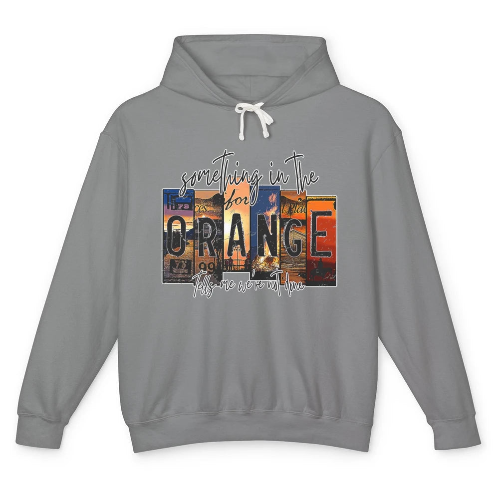 Retro Something In The Orange Vintage Western Country Rodeo Unisex Lightweight Hoodie